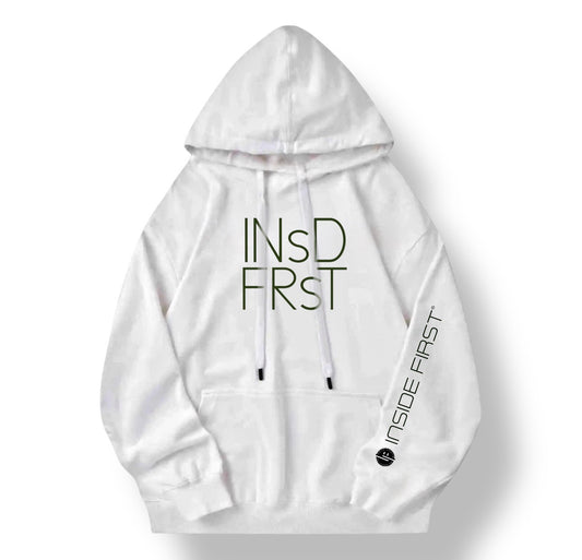 Inside First Hoodie | WHITE OUT